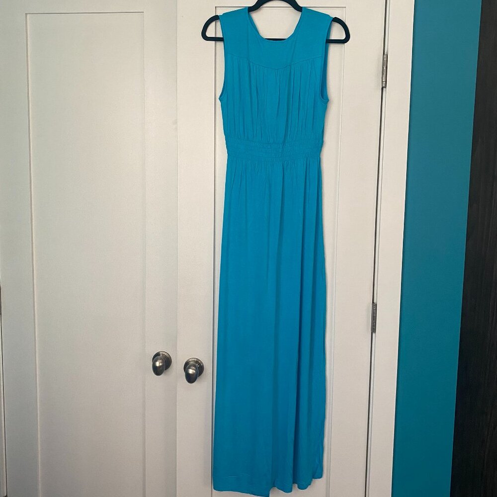 NWT Spense turquoise maxi dress size S - Picture 5 of 8